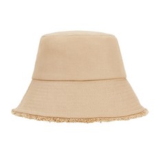 ATEAM 女用棉質高爾夫漁夫帽, 米色, 1個