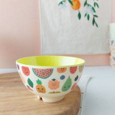 rice 插畫餐碗, Happy Fruit款, 1入