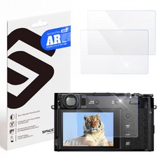 SPACE SHIELD 相機相容 Armor Flex NEO AR 低反射高畫質鋼化玻璃保護貼 3入, 1套, FUJIFILM X100V