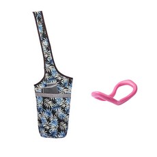 民族帆布瑜伽墊包6型+瑜伽圈粉色套組, 混色