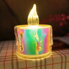 Make Mine LED電子蠟燭 氣氛裝飾 5入, 混合色