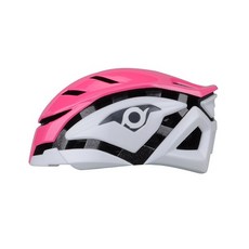 NOW 自行車安全帽 NB-700 FURI, 粉色+白色
