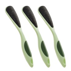 양면 풋 케어 브러쉬 발각질 제거기 그린, 1개입, 3개