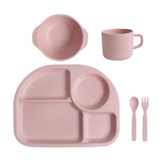 nordico Kinder孩童餐具組, 粉色, 5種餐具