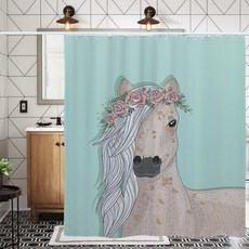 노르딕 심플 욕실 샤워커튼 타입6 180 x 200 cm L27, 1개