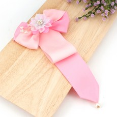 아랑로랑 여아용 다소니 리본 한복 댕기 헤어핀
