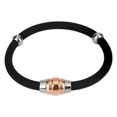 유앤유 티타늄 팔찌 밴드 블랙, 1개