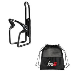 GUB Naya Style 自行車水壺架 + 專屬小袋套組 CYYP-70-2PU, 黑色（持有人）, 1套