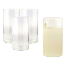 SAMHO GLASS 耐熱玻璃杯 360ml glass tumbler3, 單色, 4個