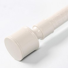 SERYUHOME 現代 25mm 窗簾桿, 象牙白