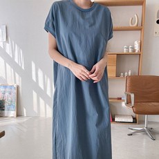 보리맘 산책 바스락 여름 빅사이즈 롱 임산부 원피스 R420