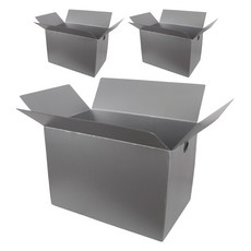 COMET 厚搬家箱 3mm 5號~7號 3入, 銀色, 3個