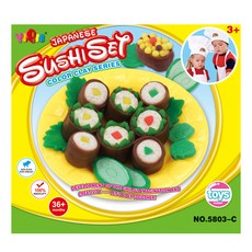 YIQIS 하늘썬별 김밥 초밥 만들기 도우 점토놀이 5803c, 랜덤발송, 1kg, 1개