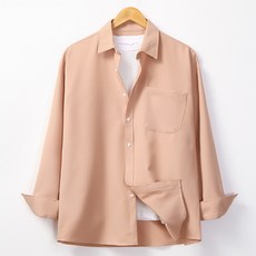 Raymon 男士Glen寬鬆版口袋翻領襯衫