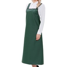예경 단면 바이어스 방수 앞치마 H형 대 PO-1202, 초록색, 1개
