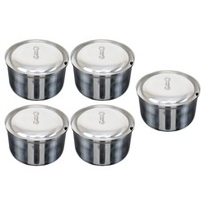 금성 스텐 양념통 1호, 5개, 160ml