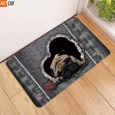 Duffle多用途可愛房屋門墊, 8號, 1個