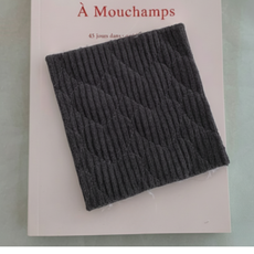 寬幅大燈芯絨愛心絎縫4盎司鋪棉布料, 炭灰色, 1個