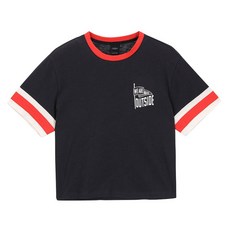 nau 女款 W 復古色 T恤 1NUTSM1505