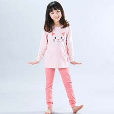 Kids Line 女童用 30支 羅拉 羅紋棉 上下衣套裝