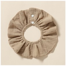 HARAROI 嬰幼兒棉紗滾邊圍兜領巾