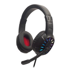 LAAON LED電競有線耳機, 黑色的, ITB-GH1000U