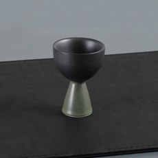 月鹽 韓國產陶瓷迷你手把長鼓酒杯 森林, 單品, 1個