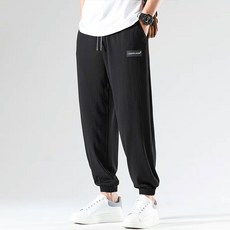 Gudifeu 男款涼感透氣夏季涼爽材質九分褲