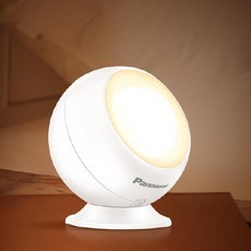 Panasonic Wonha Panasonic 簡單圓形冷燈可充電第二代 LED 支架, 白色