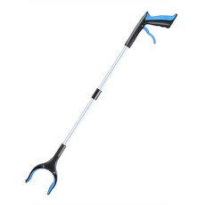 Kyhome 鋁合金可折疊垃圾夾/垃圾拾取器/免彎腰拾物器, 藍色, 1個