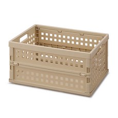 아이리스 접이식 폴딩박스 OC-OD32, 베이지, 1개