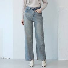 페이지플린 여성용 애쉬워싱통일자데님팸츠 P5APT008C