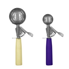 ZEUS 冰淇淋勺No.10+No.40套組, 1套, 象牙色, 紫色