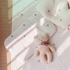 Dot to Dot x Marolot Baby 被子刺繡絎縫墊嬰兒床墊, 棉花, 1個