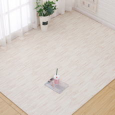 Unitree木質地板拼圖墊地毯, 白色, 10個