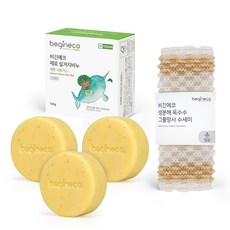 Begin Eco Zero 洗碗皂檸檬柑橘 120g x 3p + 菜瓜布套組, 1套