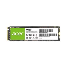 에이서 FA100 M.2 NVMe SSD, Acer SSD FA100 M.2 256GB, 256GB
