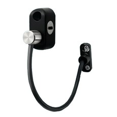 Daily Friends 多用途窗戶安全鎖 第2代, 1個, 黑色