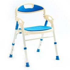 환자용 접이식 목욕의자 MK-168, 블루, 1개