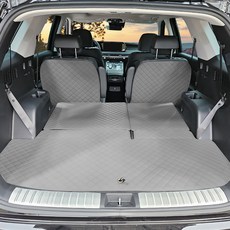 I-VILL 車用後車廂墊全套, 暖灰色, 現代 The New Palisade 7人座 自動折疊