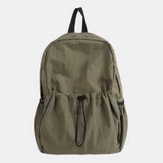 SHOOPEN 尼龍抽繩後背包 HPADZEA501, 49 卡其色