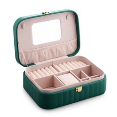 多功能麂皮圓形方形珠寶盒 CJ-RA135, 1個