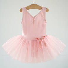 女童款Sugar Pop蓬蓬袖扣式芭蕾舞衣