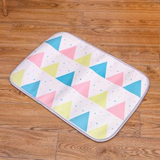 데이소이 고양이 동글 캐릭터 사계절 방석 매트, 05삼각형, 1개