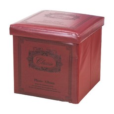 Moment皮革折疊式收納儲物凳 CJ-KL6, 混色