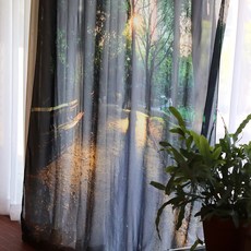 모노니크 쉬폰 패브릭 포스터 특대형+집게링10p, 57 Sunset park