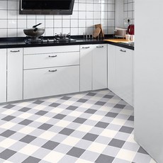 Quardi棋盤格地板貼, 灰色