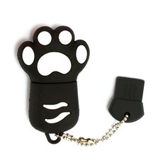 Kalron 砰砰腳掌 USB 3.0 隨身碟 黑色, 64GB