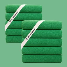 Cotton Harmony 飯店毛巾 200克 40支 精梳棉, 森林綠色, 10條