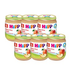 힙 퍼스트 이유식, 애플, 125g, 6개